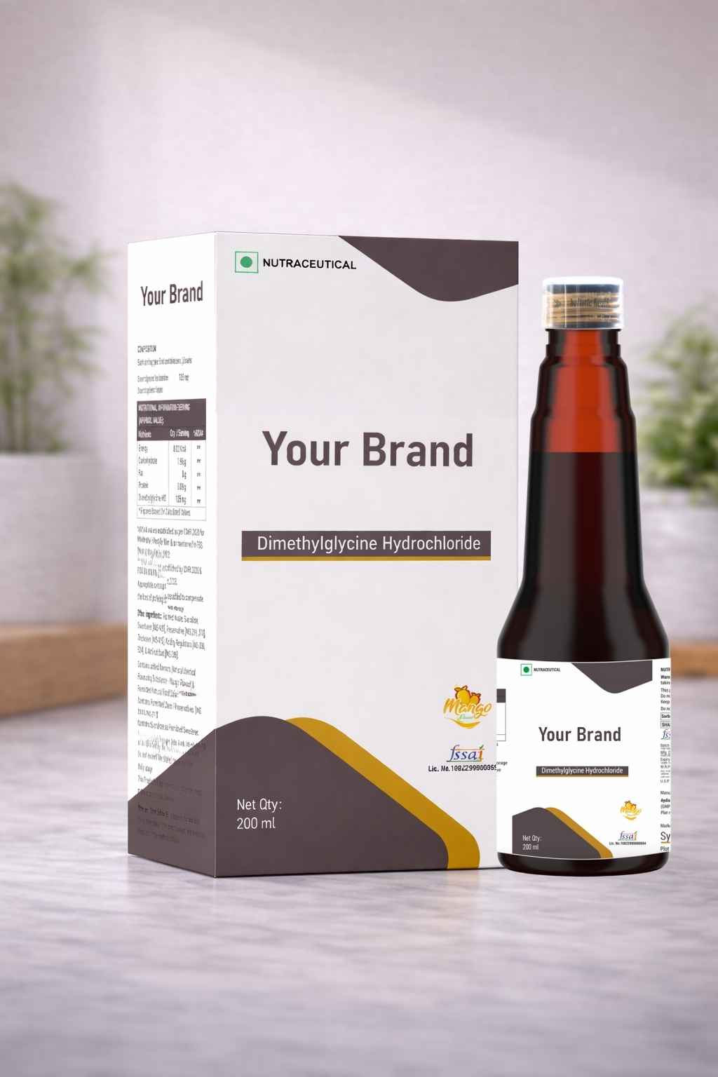 Dimethylglycine hydrochloride syrup