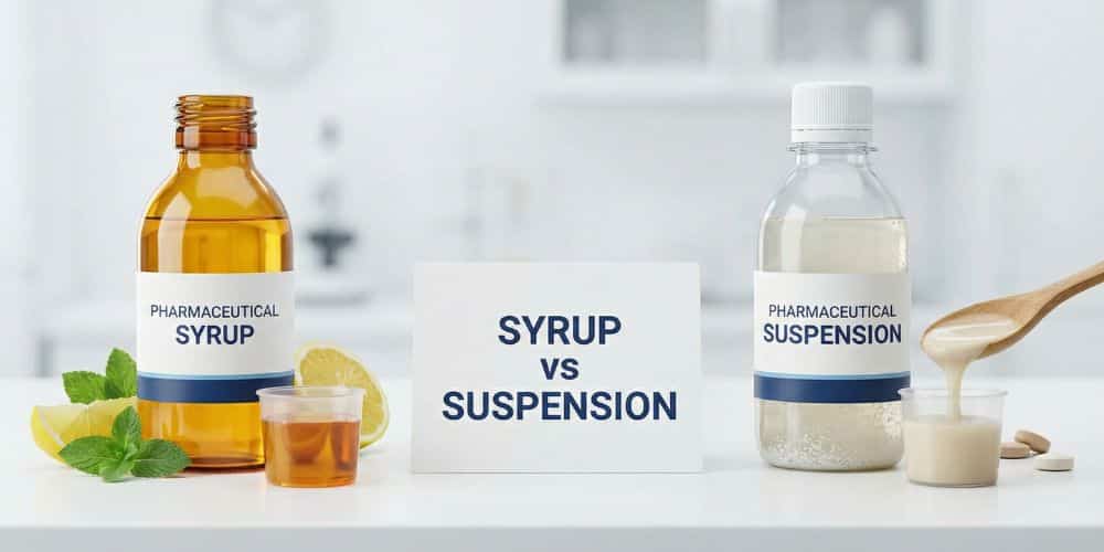 comparison image of syrup vs suspension