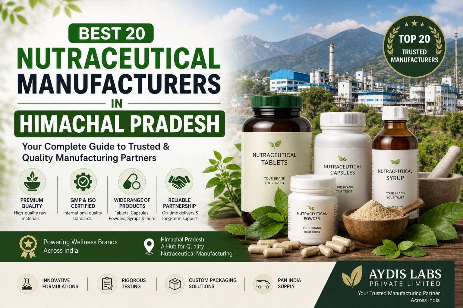 best nutraceutical manufacturers in himachal pardesh