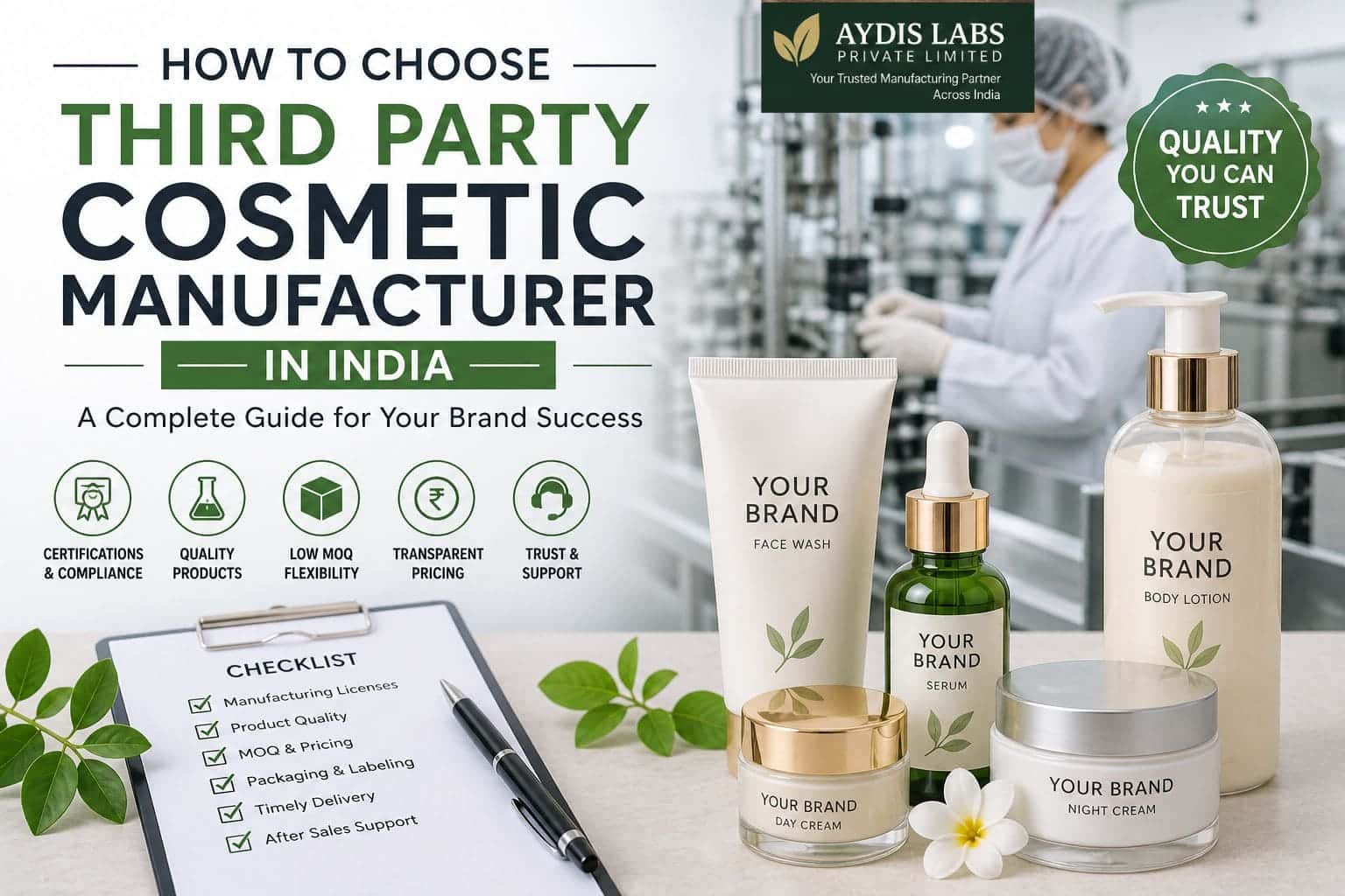 cosmetic manfacturer in india