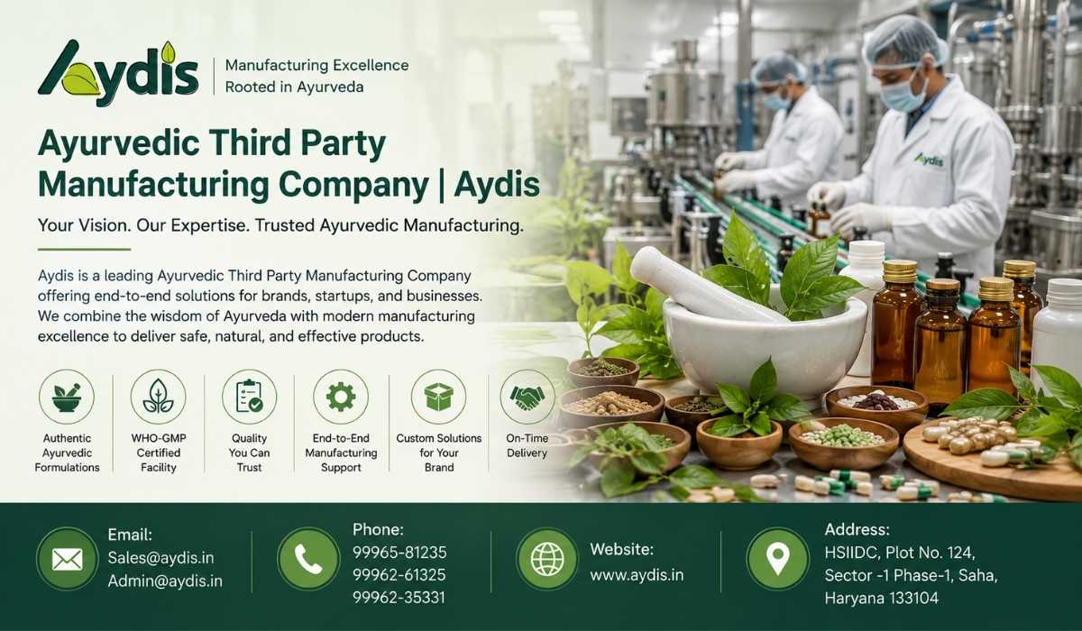 Ayurvedic Third Party Manufacturing Company