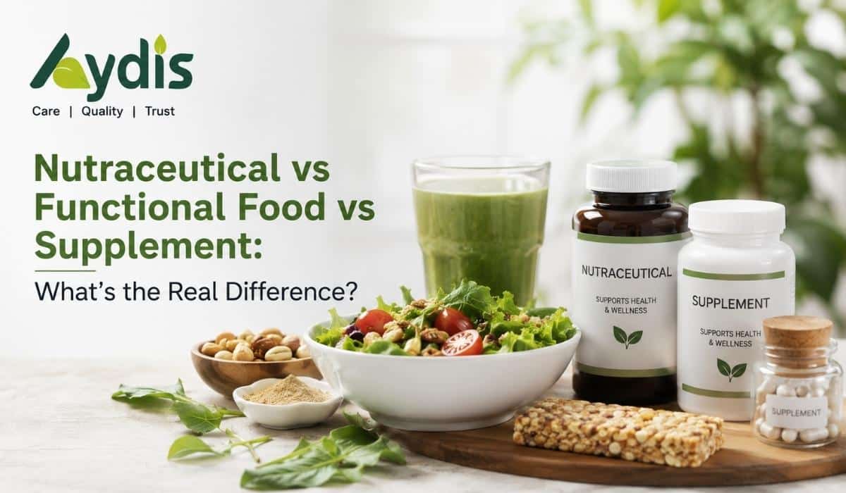difference between nutraceutical and functional food