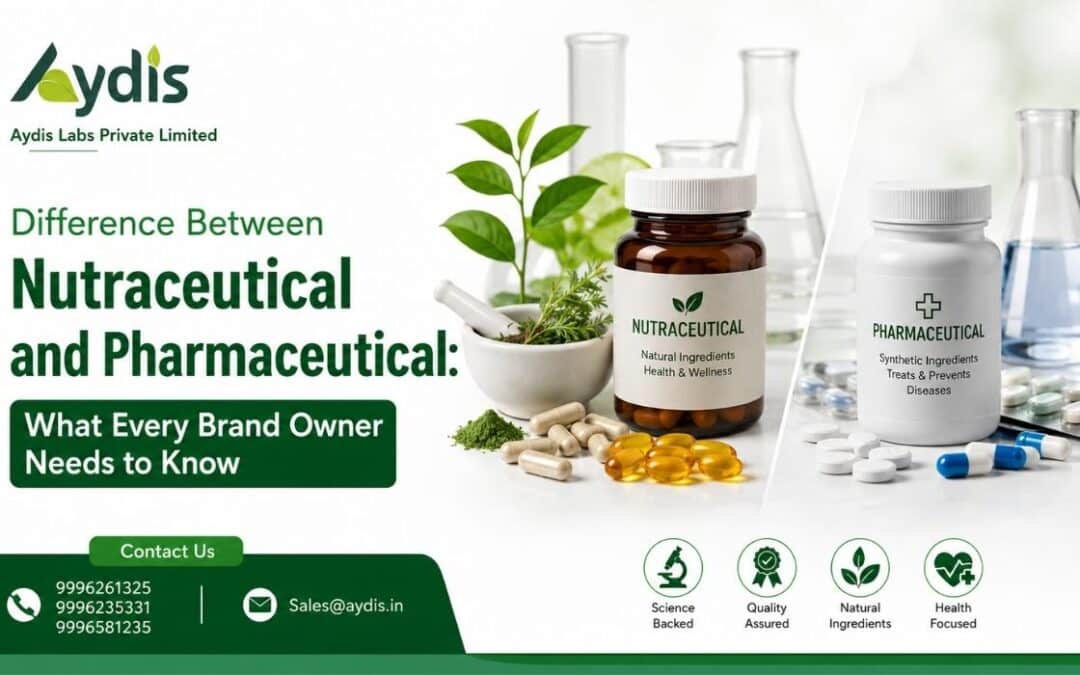 Difference Between Nutraceutical and Pharmaceutical: What Every Brand Owner Needs to Know